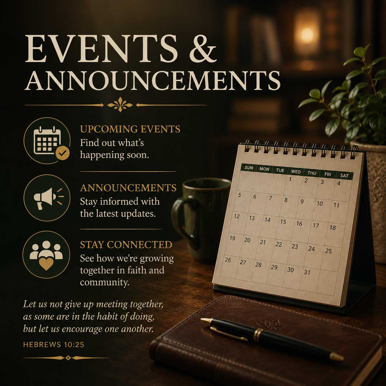 Events and Announcements at Vineland First United Methodist Church