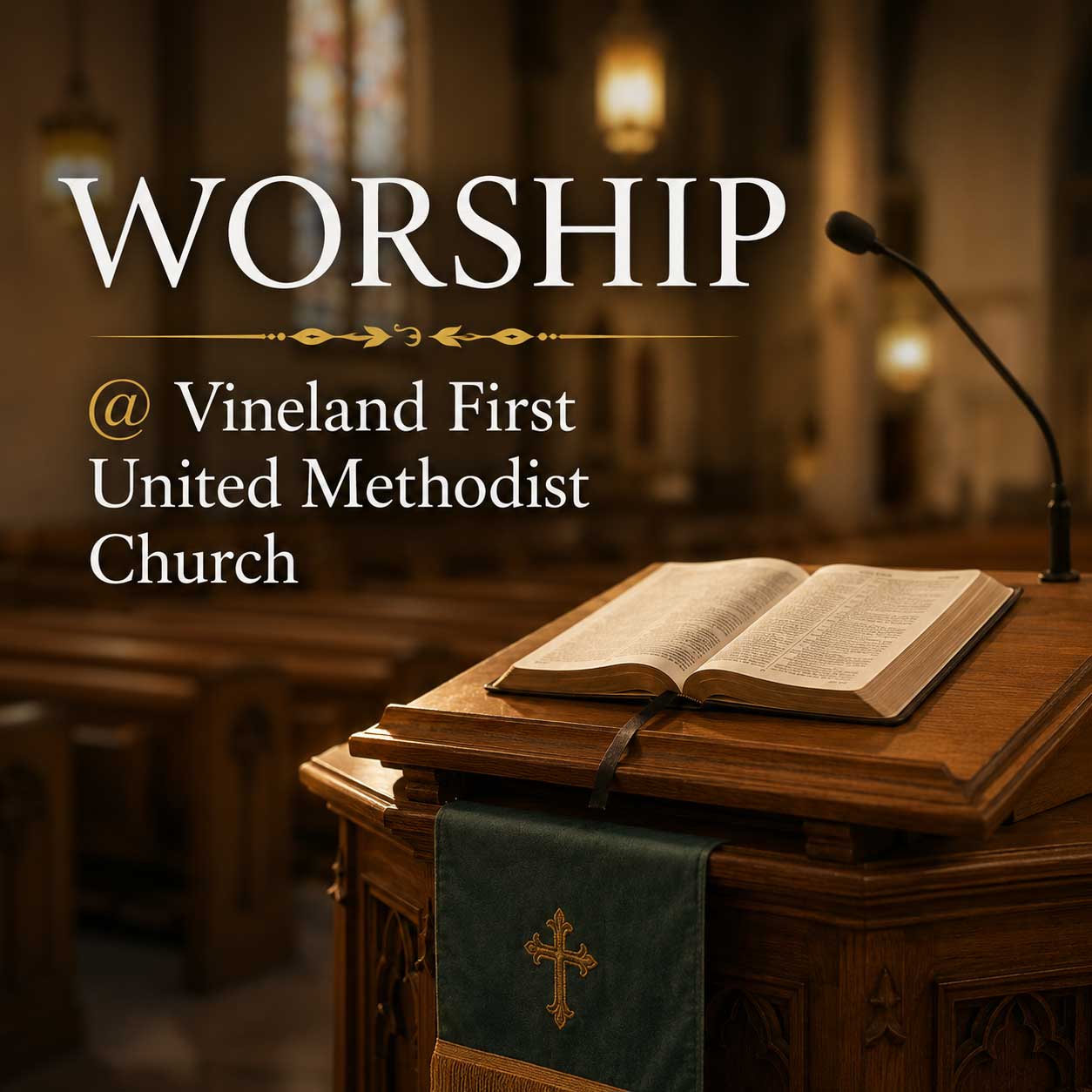 Worship at Vineland First United Methodist Church